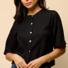 Little Mistress Tops | Knitwear<Knitted Button Down Top