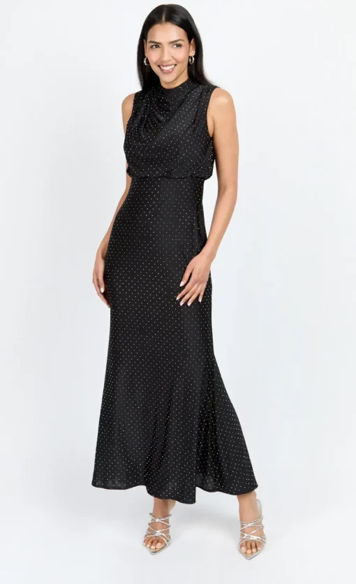 Little Mistress Chloe Lewis Collection | Dresses<Slinky Embellished Maxi Dress by Chloe Lewis