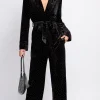 Little Mistress Blazers | Coats & Jackets<Velvet and Silver Diamanté Blazer