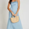 Little Mistress Dresses | Race Day Edit<Denim Midaxi Dress