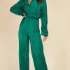 Little Mistress Co-Ords | Office Fashion<Bottle Plisse Trousers