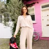 Little Mistress Co-Ords | Trousers<Plisse Trousers by Vicky Pattison