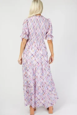 Little Mistress Race Day Edit | Summer / Holiday<Check Print Shirred Midi Dress