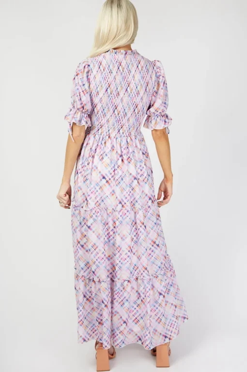 Little Mistress Race Day Edit | Summer / Holiday<Check Print Shirred Midi Dress