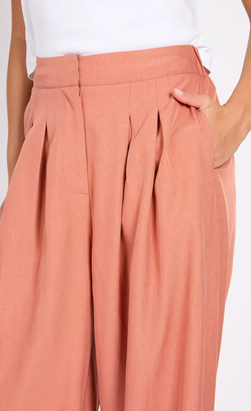 Little Mistress Co-Ords | Trousers<Clay Wide Leg Trousers
