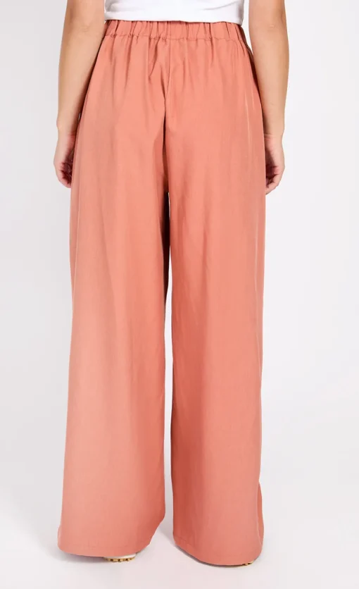 Little Mistress Co-Ords | Trousers<Clay Wide Leg Trousers