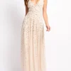 Little Mistress Race Day Edit<Cream Embellished Maxi Dress