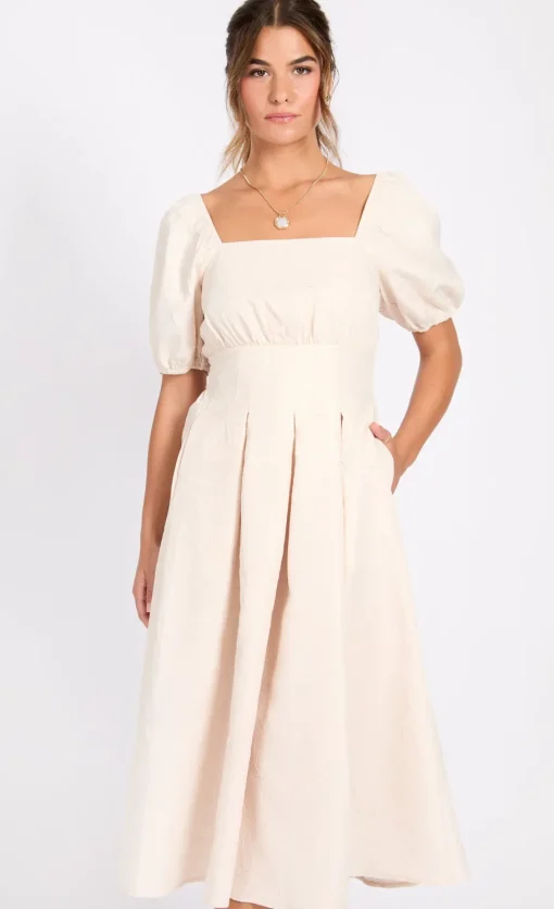 Little Mistress Dresses | Race Day Edit<Leaf Texture Midaxi Dress