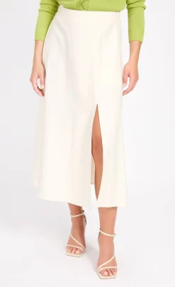 Little Mistress Skirts | Summer / Holiday<Midaxi Skirt With Linen