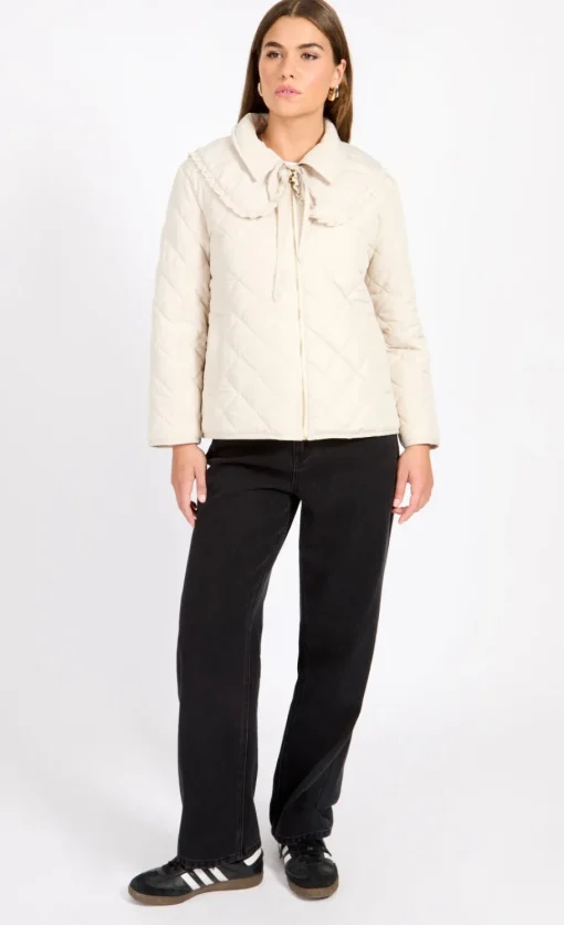 Little Mistress Coats & Jackets<Quilted Collar Detail Jacket