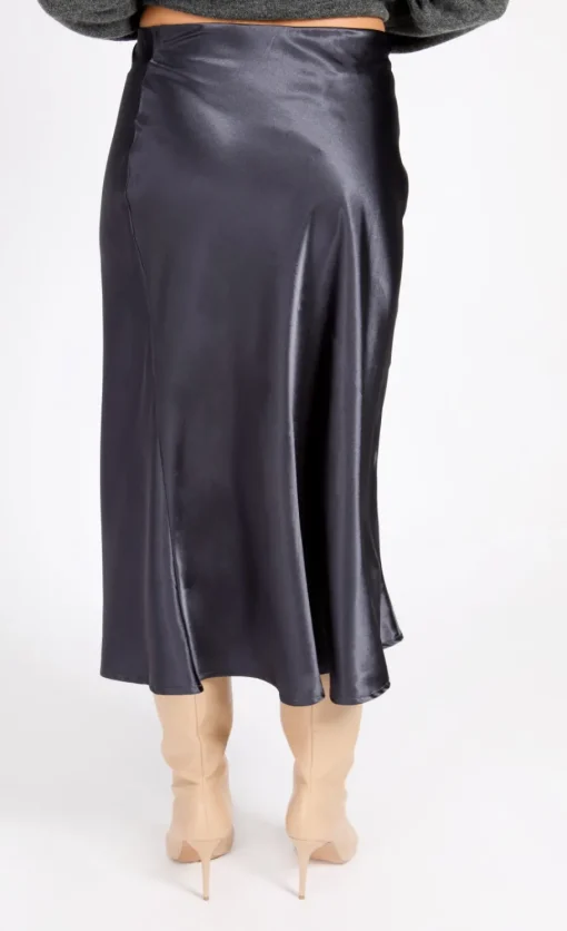 Little Mistress Skirts<Satin Midi Slip Skirt