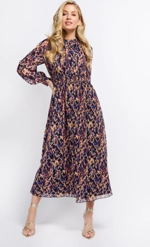 Little Mistress Dresses | Midi Dresses<Leopard Print Midaxi Dress