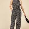Little Mistress Co-Ords<Mono Spot Shirred Neck Top