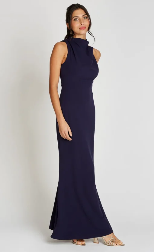 Little Mistress Dresses<Drape High Neck Maxi Dress