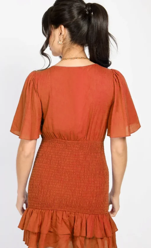 Little Mistress Chloe Lewis Collection | Dresses<Frill Mini Dress by Chloe Lewis