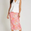 Little Mistress Skirts | Summer / Holiday<Pink Print Mesh Midaxi Skirt
