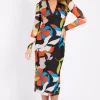 Little Mistress Dresses | Race Day Edit<Printed Mesh Midaxi Dress
