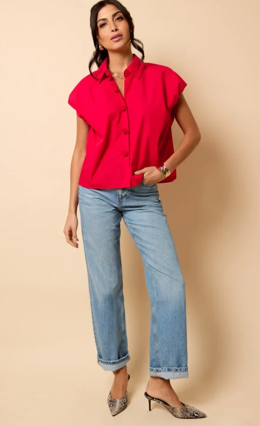 Little Mistress Summer / Holiday | Vicky Pattison Collection<Poplin Cotton Shirt by Vicky Pattison