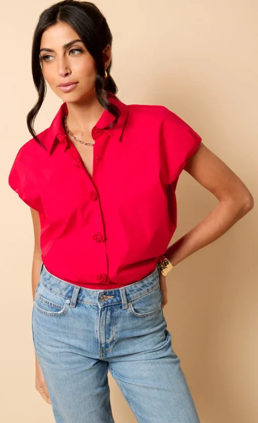 Little Mistress Summer / Holiday | Vicky Pattison Collection<Poplin Cotton Shirt by Vicky Pattison