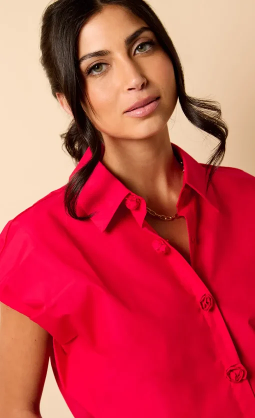 Little Mistress Summer / Holiday | Vicky Pattison Collection<Poplin Cotton Shirt by Vicky Pattison