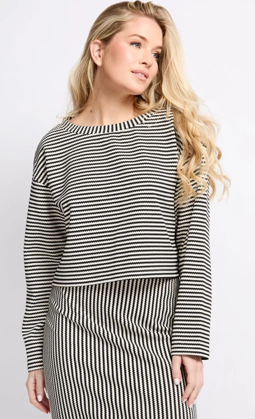 Little Mistress Co-Ords | Office Fashion<Stripe Top