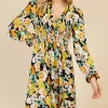 Little Mistress Dresses | Race Day Edit<Vintage Floral Shirred Mock Wrap Maxi Dress