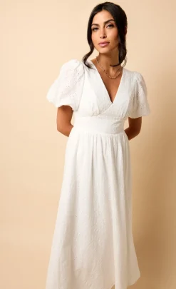 Little Mistress Dresses | Race Day Edit<Broderie Midi Dress by Vicky Pattison